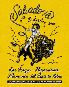 flyer -rayos hiper hermanos 18 oct